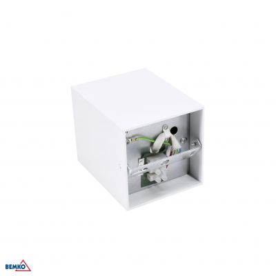 Oprawa nasufitowa punktowa ORTAL regulowana 96x96 GU10 max. 1x50W biała C23-DLO-AS-GU10-150-WH BEMKO BEMKO (C23-DLO-AS-GU10-150-WH)